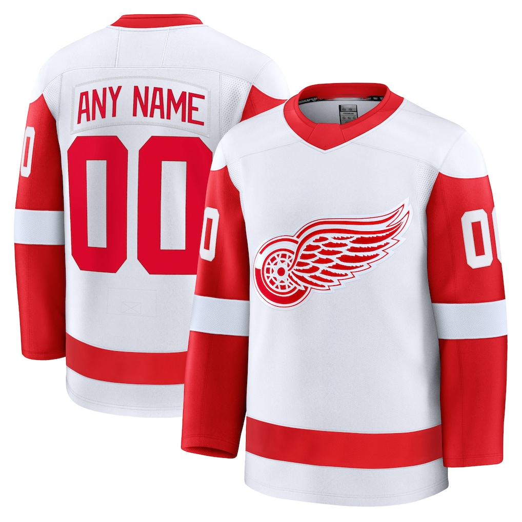 RedF Custom DR.Wings White Away Premium Jerseys