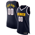 RedF Custom D.Nuggets Navy 202021 Authentic Jerseys - Icon Edition
