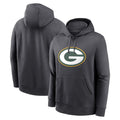 RedF Custom GB.Packers Anthracite Pullover Hoodie Game Stitched Jerseys