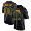 RedF Custom GB.Packers Black Fashion Game Stitched Jerseys