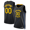 RedF Custom GS.Warriors Black 202425 Swingman Jerseys - Statement Edition