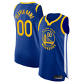 RedF Custom GS.Warriors Blue 202021 Authentic Jerseys - Icon Edition