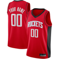 RedF Custom H.Rockets Red Swingman Stitched Jerseys- Icon Edition