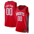 RedF Custom H.Rockets Red Swingman Stitched Jerseys - Icon Edition