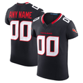 RedF Custom H.Texans Navy Team Vapor F.U.S.E. Elite Stitched Jerseys