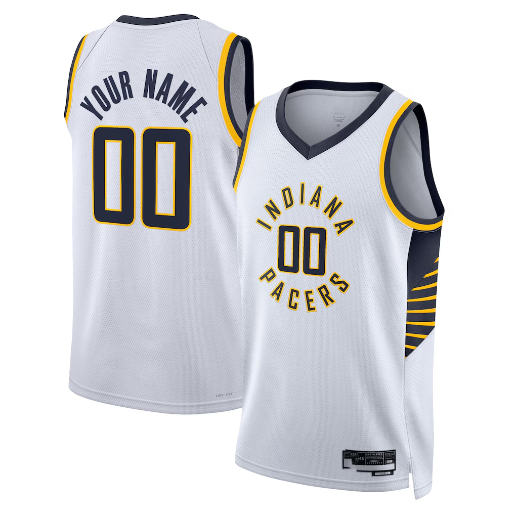 RedFS Custom I.Pacers White Swingman Jerseys - Association Edition