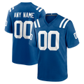 RedF Custom IN.Colts Royal Game Stitched Jerseys