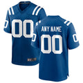 RedF Custom IN.Colts Royal Replica Home Game Stitched Jerseys