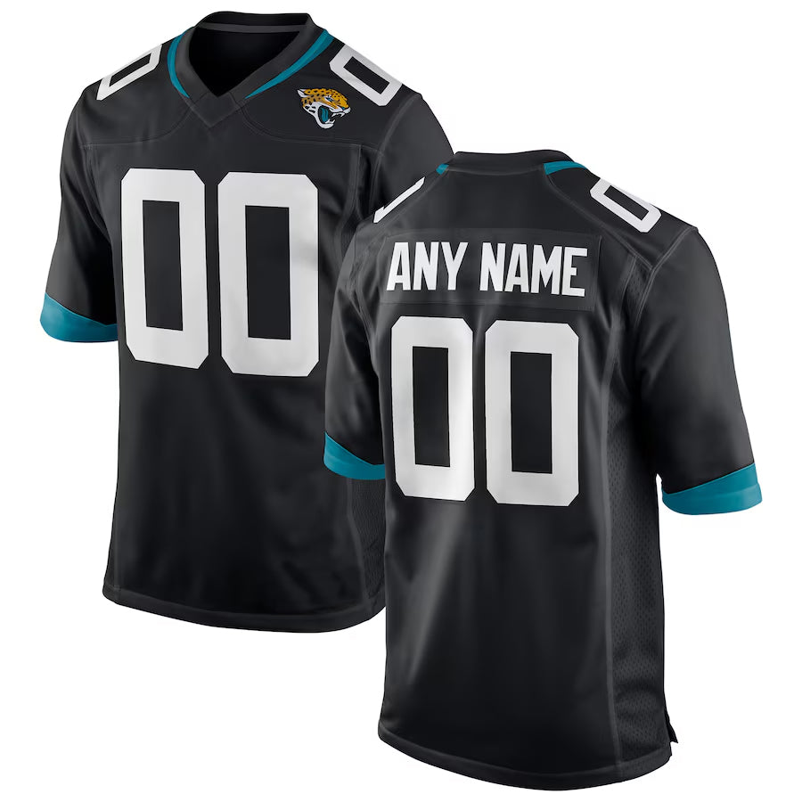 RedF Custom J.Jaguars Black Home Game Stitched Jerseys