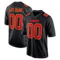 RedF Custom KC.Chiefs Black Fashion Home Game Any Name & Numbers Stitched Jerseys