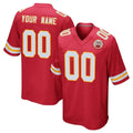 RedF Custom KC.Chiefs Red Home Game Any Name & Numbers Stitched Jerseys