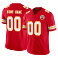 RedF Custom KC.Chiefs Red Limited Vapor F.U.S.E. Home Game Any Name & Numbers Stitched Jerseys