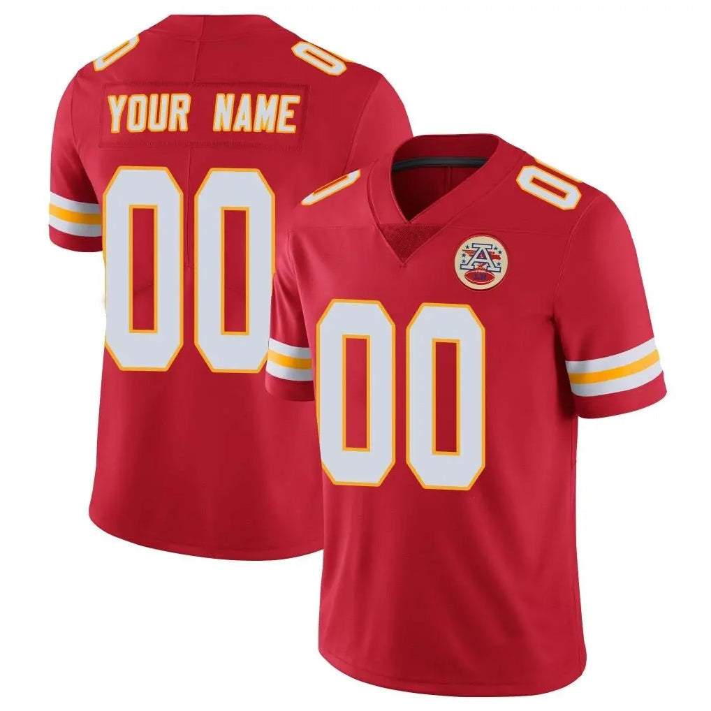 RedF Custom KC.Chiefs Red Limited Vapor Untouchable Home Game Any Name & Numbers Stitched Jerseys