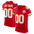RedF Custom KC.Chiefs Red Vapor F.U.S.E. Elite Stitched Jerseys