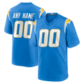 RedF Custom LA.Chargers Los Angeles Chargers Powder Blue Stitched Jerseys