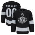 RedF Custom LA.Kings Black Alternate Authentic Pro Jerseys