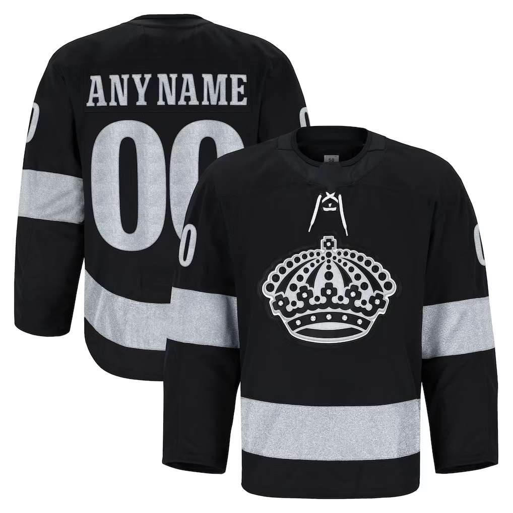 RedF Custom LA.Kings Black Alternate Authentic Pro Jerseys