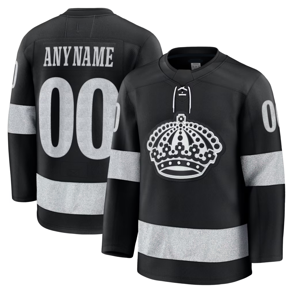 RedF Custom LA.Kings Black Alternate Premium Jerseys