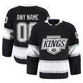 RedF Custom LA.Kings Black Home Authentic Pro Jerseys