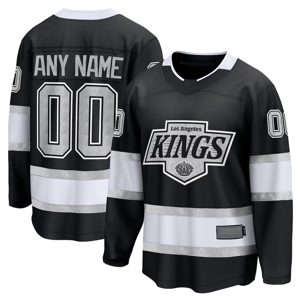 RedF Custom LA.Kings Black Home Breakaway Jerseys