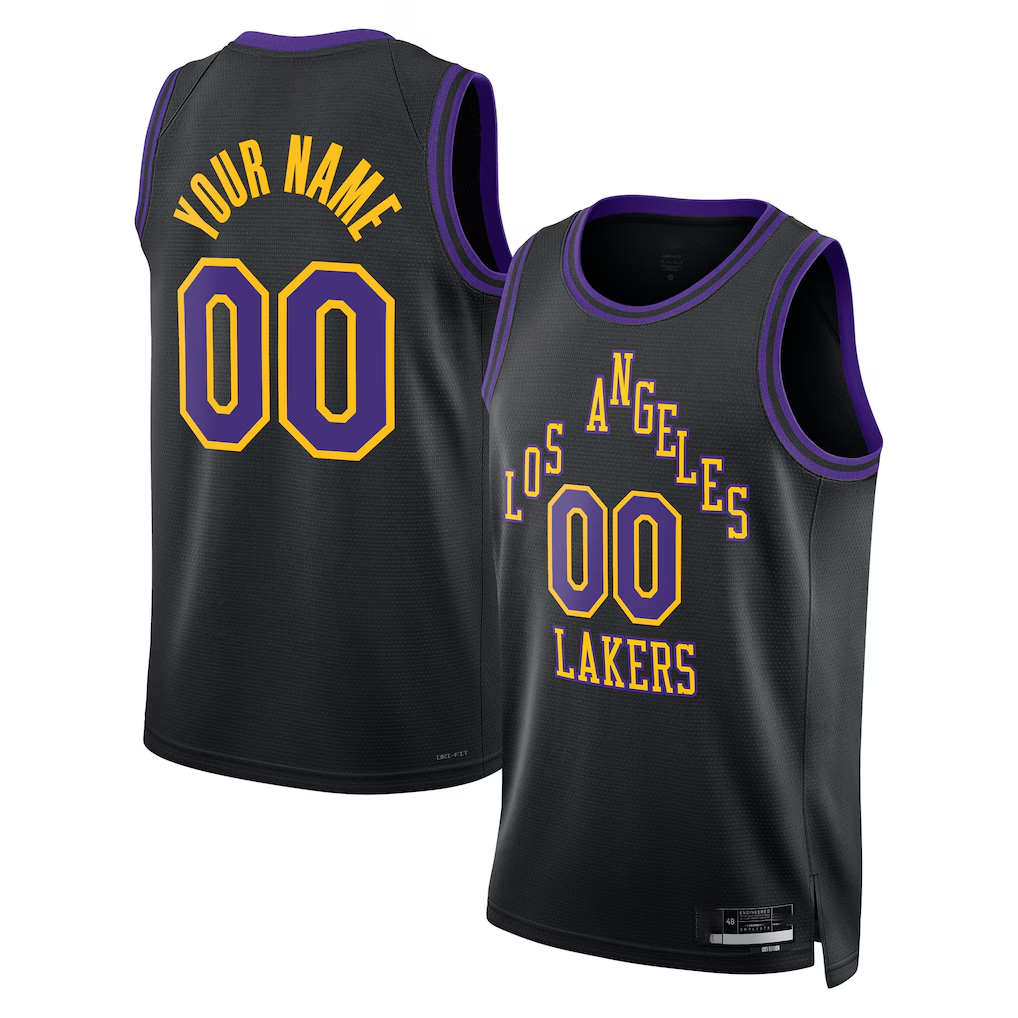 RedF Custom LA.Lakers 202526 City Edition Swingman Stitched Jerseys