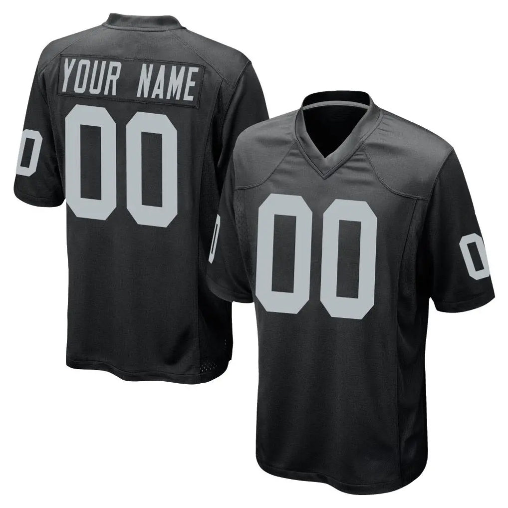 RedF Custom LV.Raiders Black Home Game Any Name & Numbers Stitched Jerseys