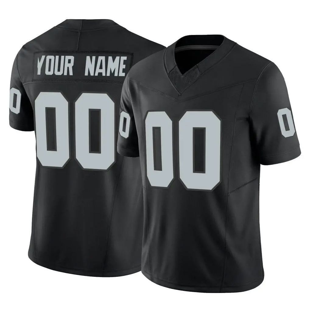 RedF Custom LV.Raiders Black Limited Vapor F.U.S.E. Home Game Any Name & Numbers Stitched Jerseys
