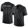 RedF Custom LV.Raiders Black RFLCTV Limited Stitched Jerseys