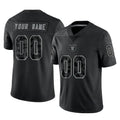 RedF Custom LV.Raiders Black Reflective Limited Game Any Name & Numbers Stitched Jerseys