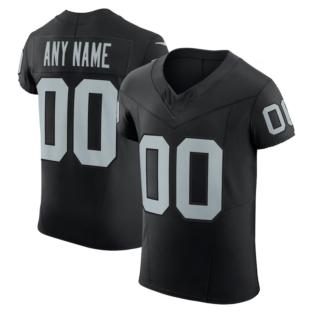 RedF Custom LV.Raiders Black Vapor F.U.S.E. Elite Stitched Jerseys