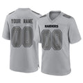 RedF Custom LV.Raiders Gray Atmosphere Fashion Limited Game Any Name & Numbers Stitched Jerseys