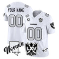 RedF Custom LV.Raiders White 2026 Vapor Limited 65th Anniversary Home Game Any Name & Numbers Stitched Jerseys