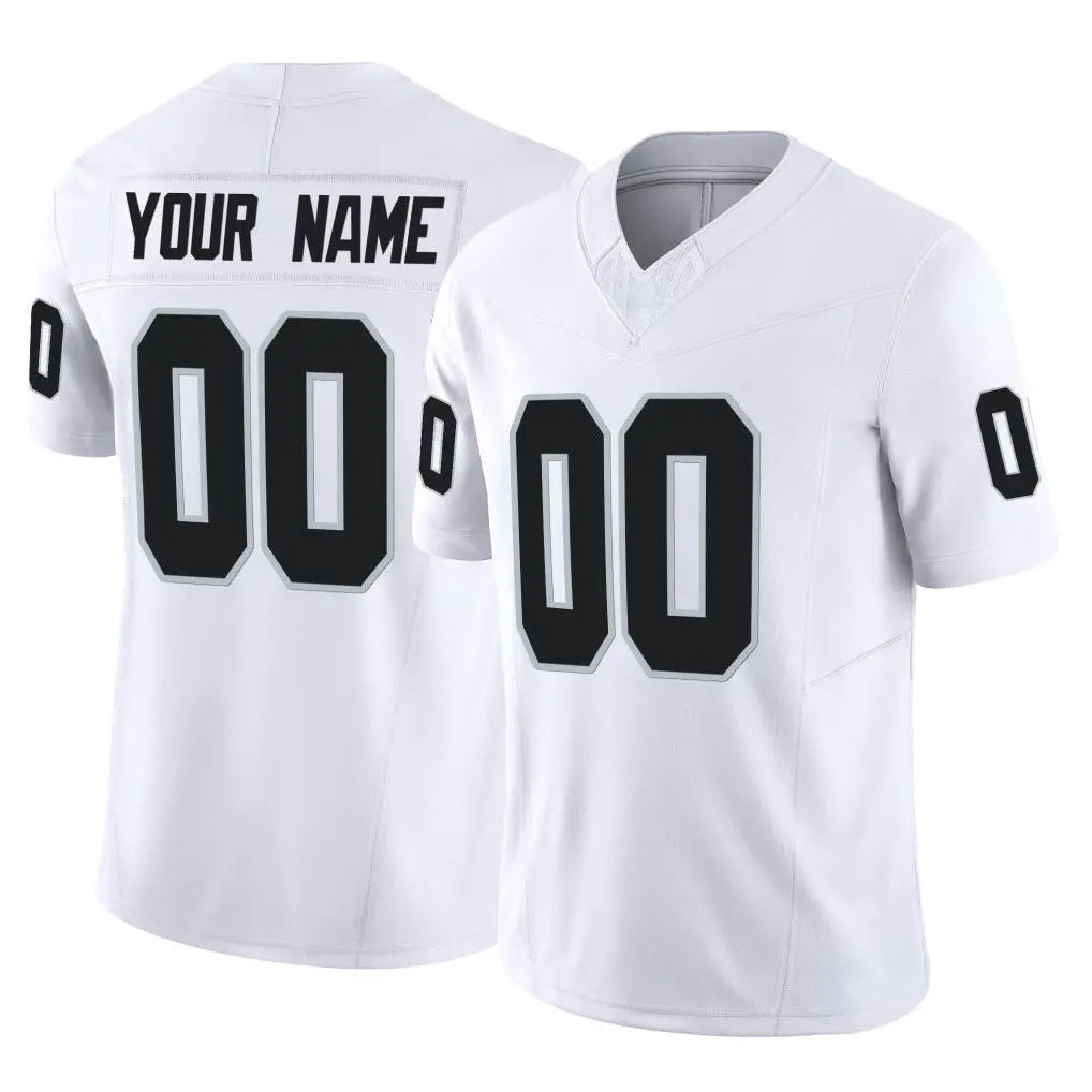 RedF Custom LV.Raiders White Limited Vapor F.U.S.E. Home Game Any Name & Numbers Stitched Jerseys