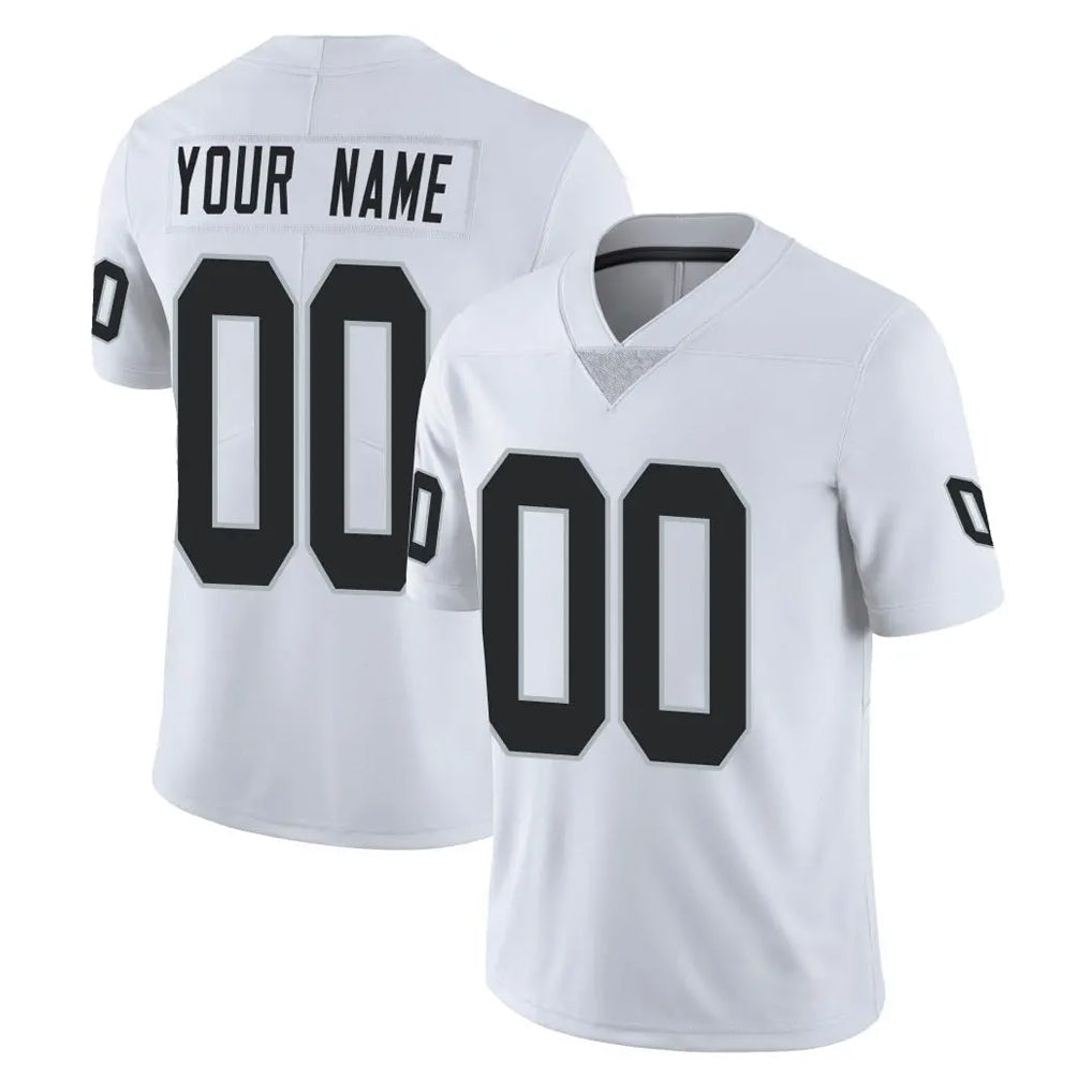 RedF Custom LV.Raiders White Limited Vapor Untouchable Home Game Any Name & Numbers Stitched Jerseys