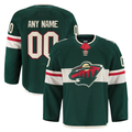 RedF Custom M.Wild Green Home Authentic Pro Jerseys
