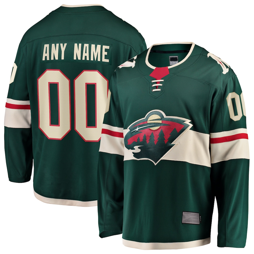 RedF Custom M.Wild Green Home Breakaway Jerseys