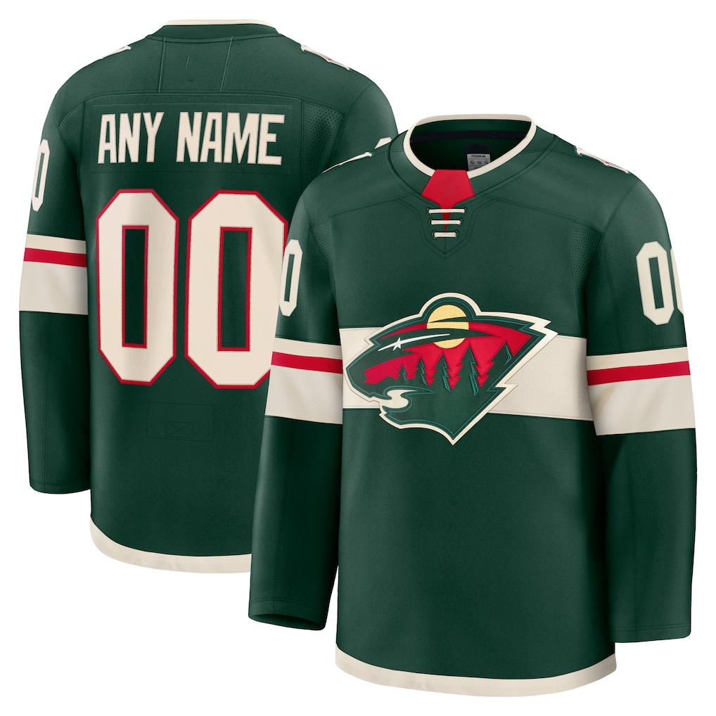 RedF Custom M.Wild Green Home Premium Jerseys