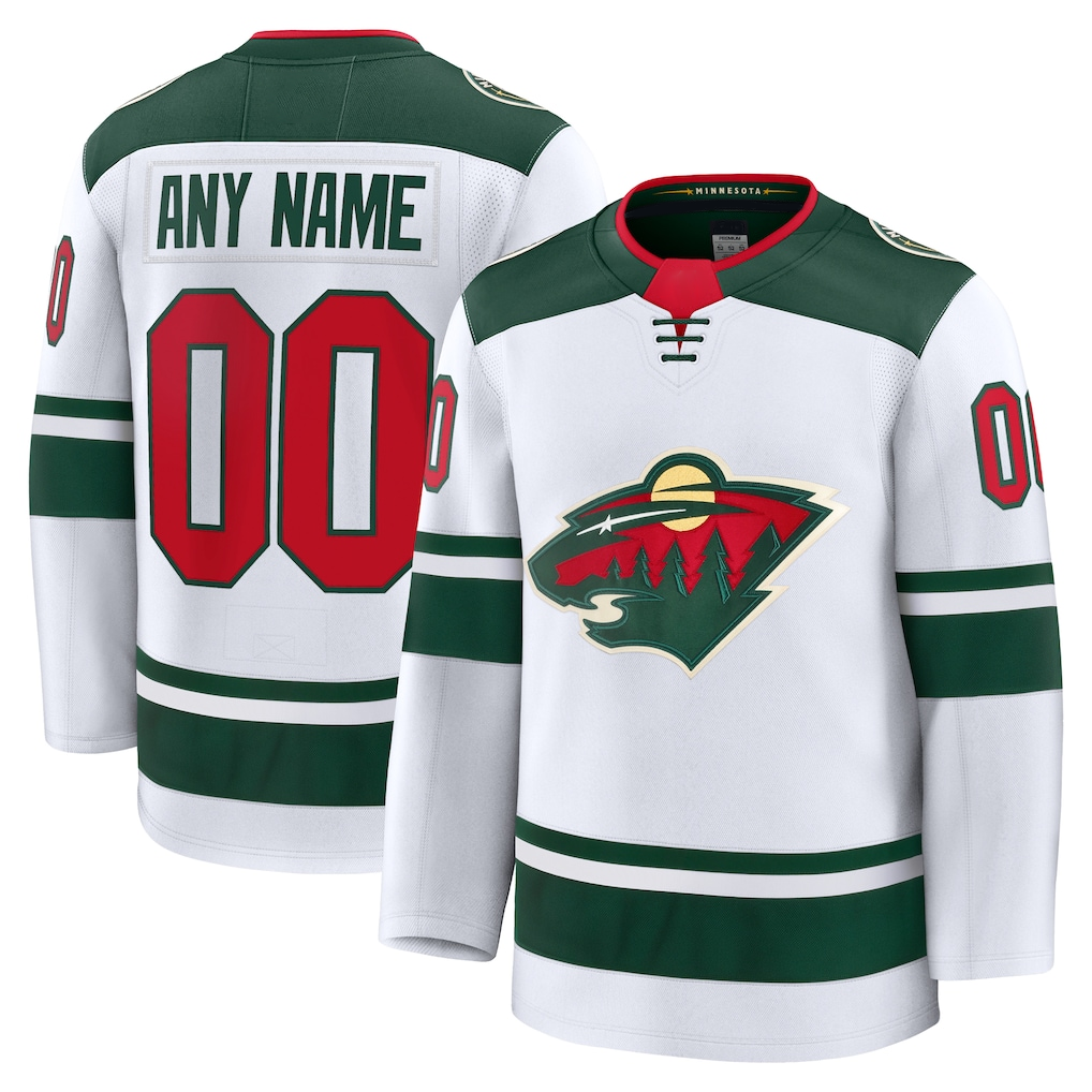 RedF Custom M.Wild White Away Premium Jerseys