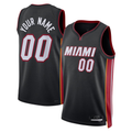 RedFS Custom M.Heat Black Swingman Jerseys - Icon Edition