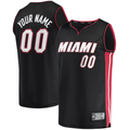 RedFS Custom M.Heat Black Fast Break Replica Jerseys - Icon Edition