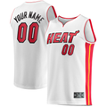 RedFS Custom M.Heat White Fast Break Replica Jerseys - Association Edition
