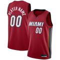 RedFS Custom M.Heat Heat Jordan Brand Red Swingman Jerseys - Statement Edition