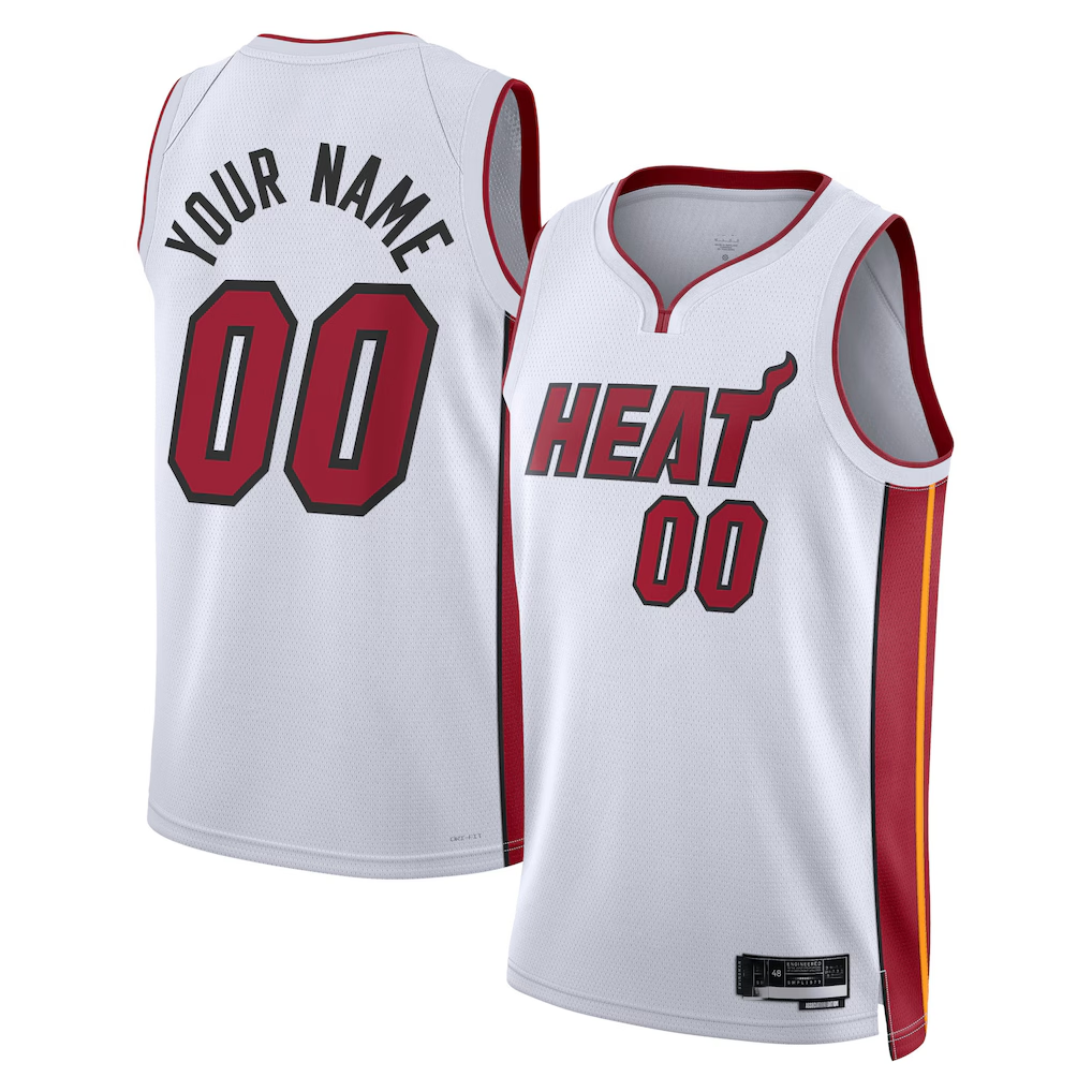 RedFS Custom M.Heat Heat White Swingman Jerseys - Association Edition