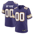 RedF Custom MN.Vikings Purple Secondary Alternate Game Stitched Jerseys