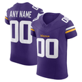 RedF Custom MN.Vikings Purple Vapor F.U.S.E. Elite Stitched Jerseys