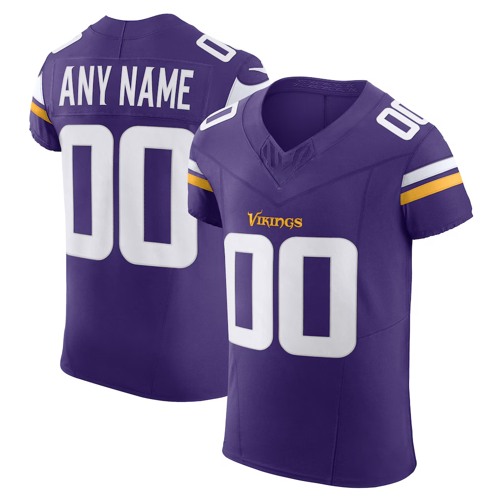 RedF Custom MN.Vikings Purple Vapor F.U.S.E. Elite Stitched Jerseys