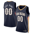 RedF Custom NO.Pelicans Navy 202223 Swingman Stitched Jerseys- Icon Edition
