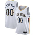 RedF Custom NO.Pelicans White 202021 Swingman Stitched Jerseys- Association Edition