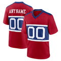 RedF Custom NY.Giants Century Red Alternate Game Stitched Jerseys