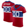RedF Custom NY.Giants Red Alternate Vapor F.U.S.E. Elite  Stitched Jerseys